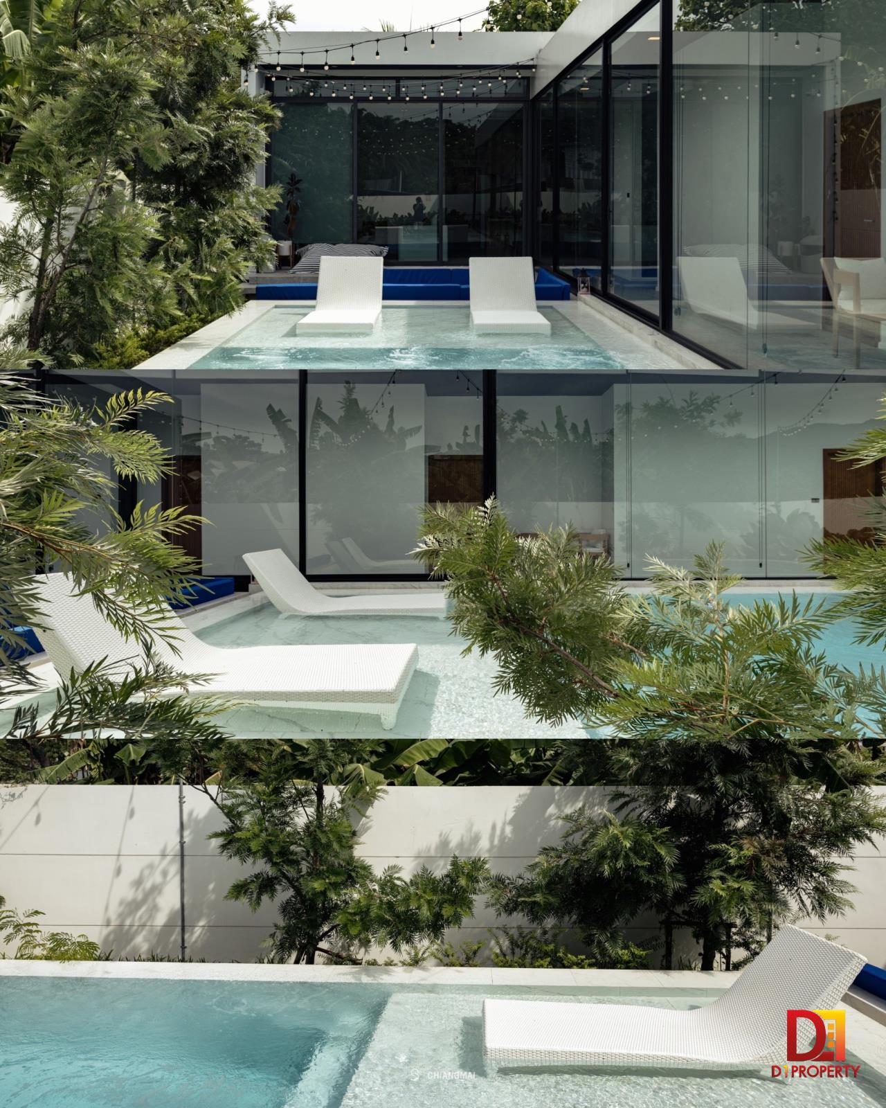 House for sale Modern Pool Villa Luxury Resort next to Doi Suthep