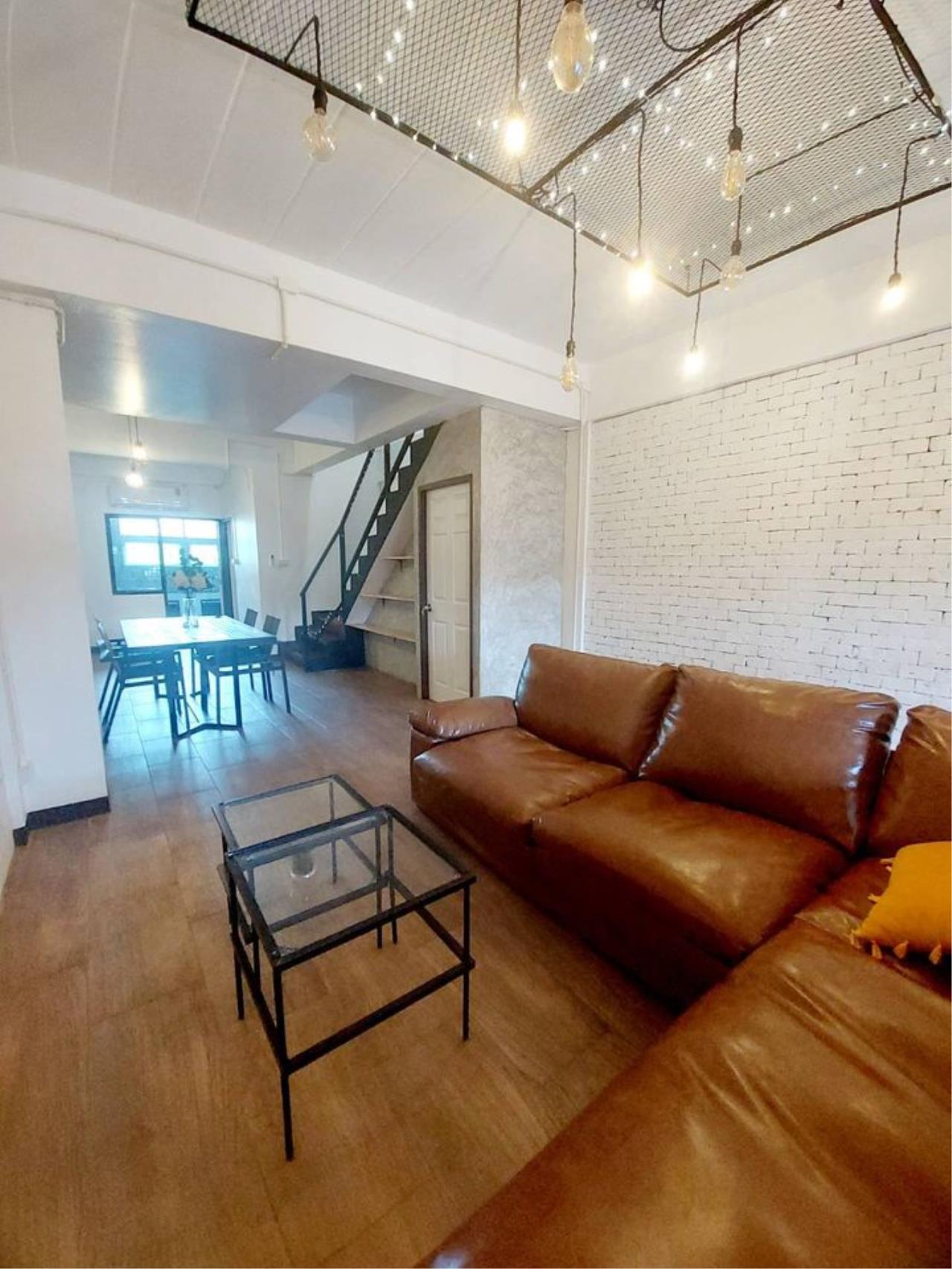 2-story townhouse for sale, loft style, Nong Phueng Saraphi zone.