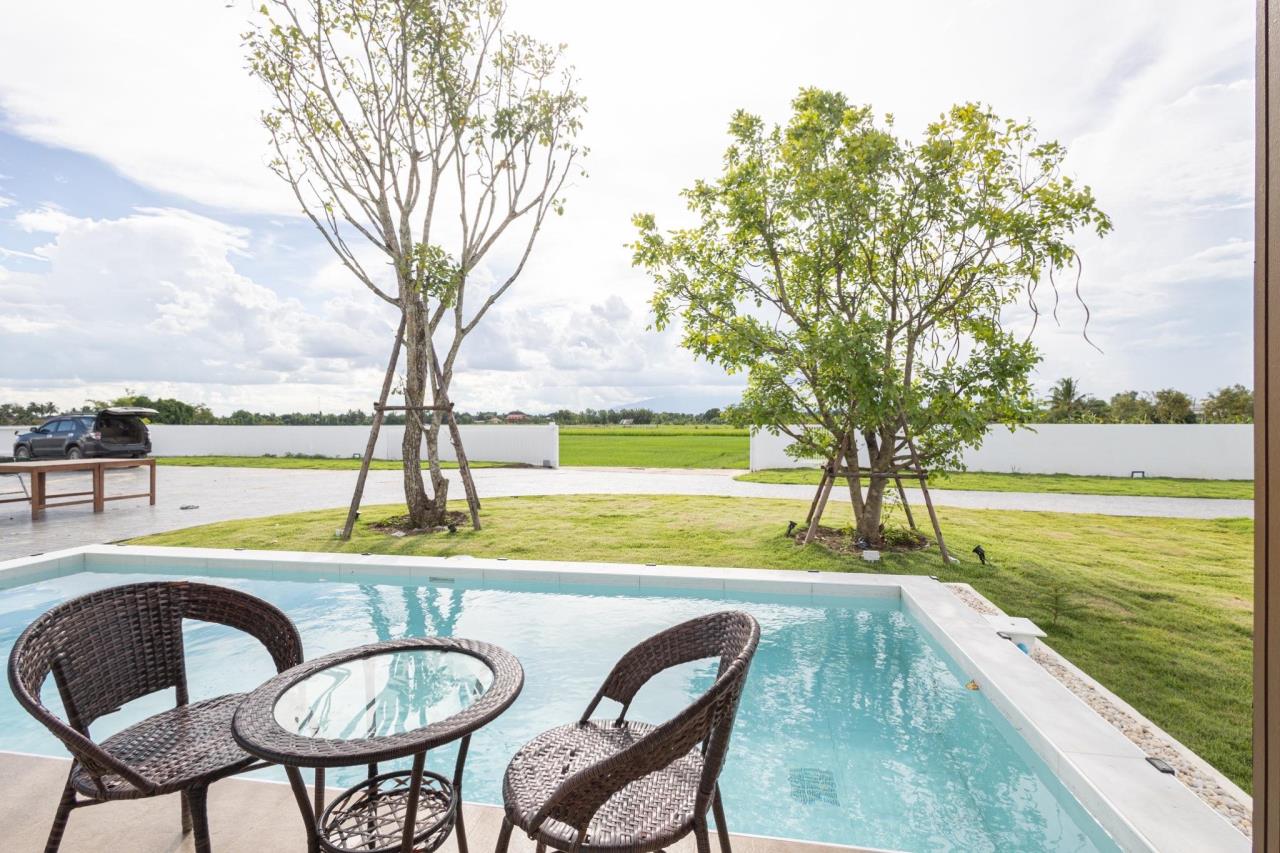 Pool villa for sale, good atmosphere, San Kamphaeng zone