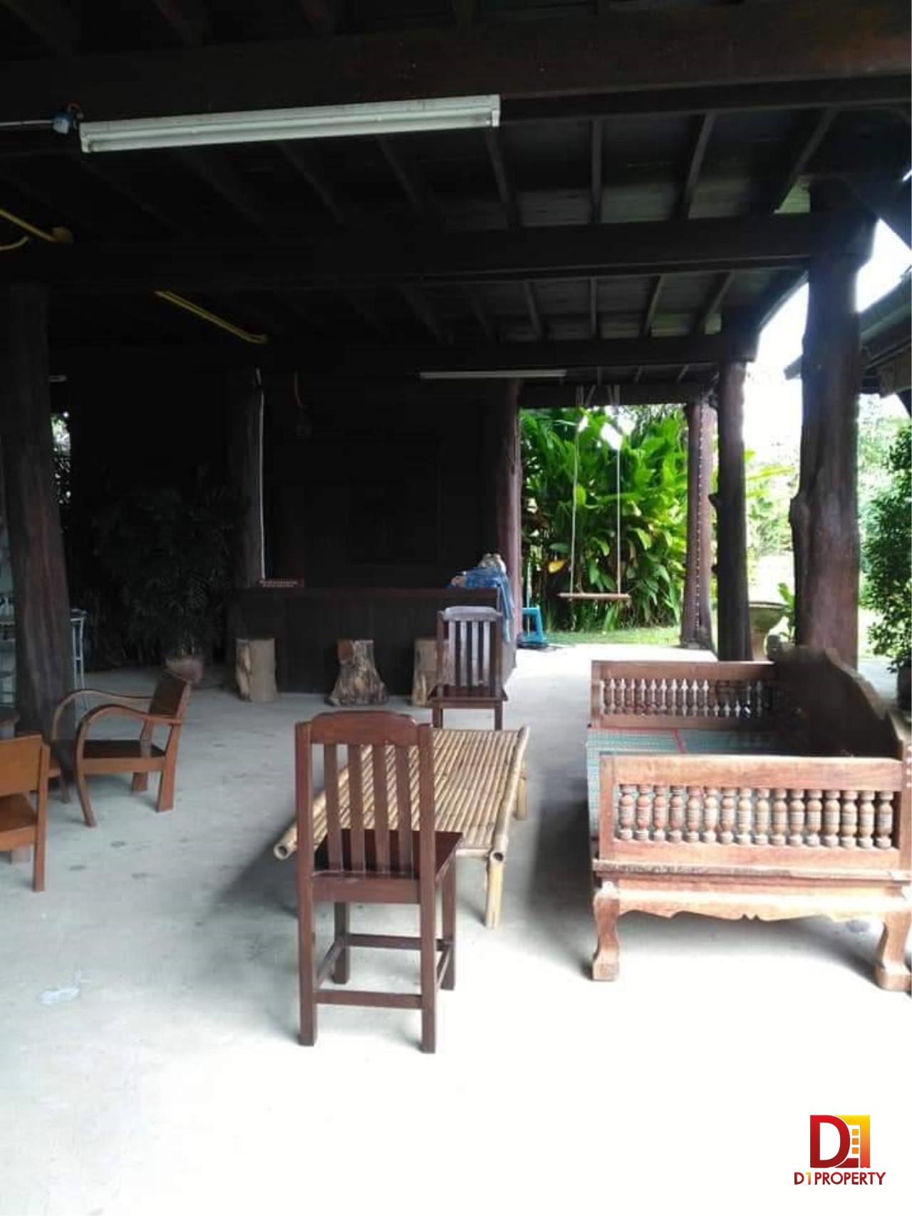 Baan Suan Thad Dao for rent Around the pond in Longan Garden