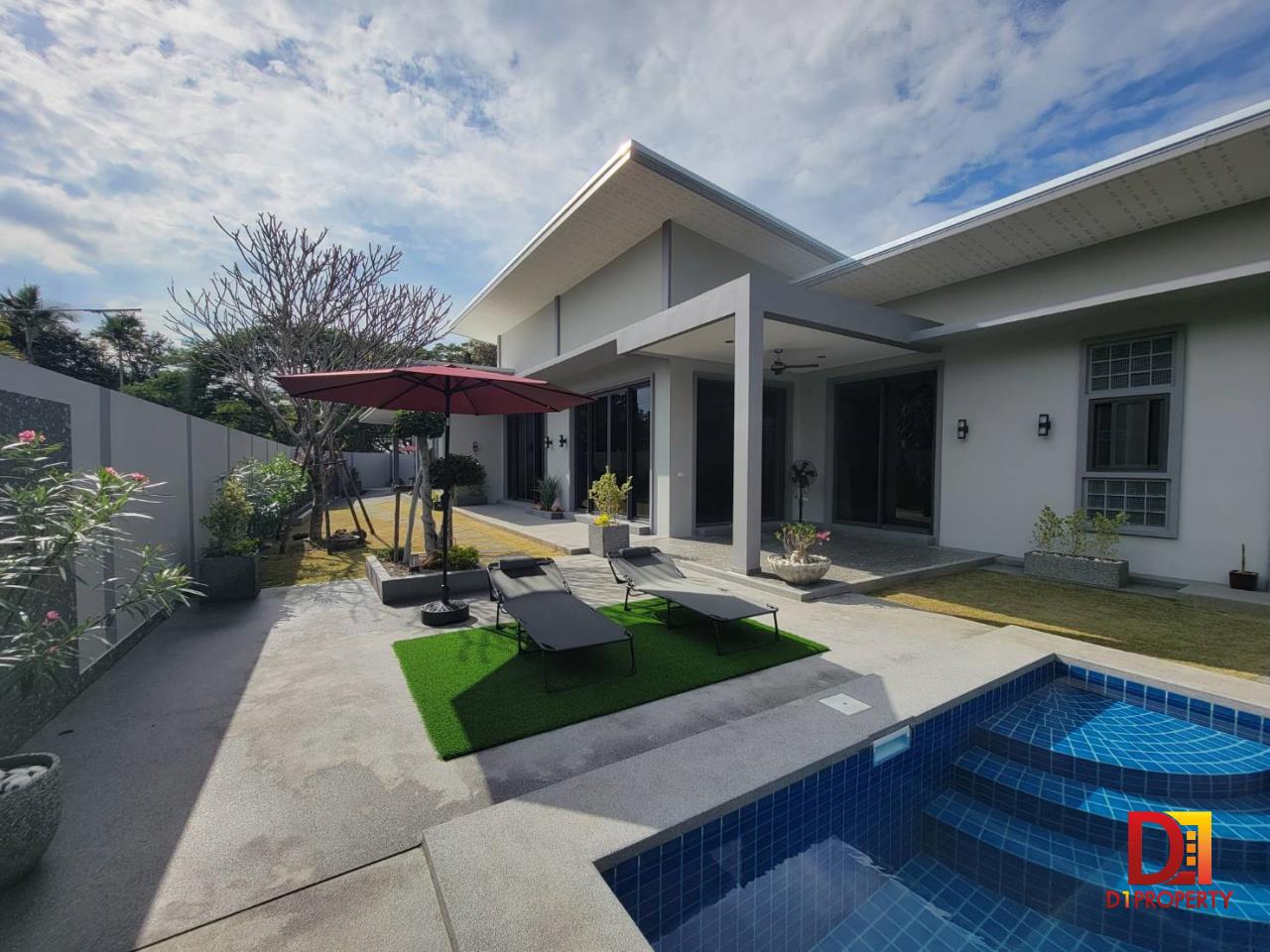  sale house zone Newly built pool villa for sale, Doi Saket