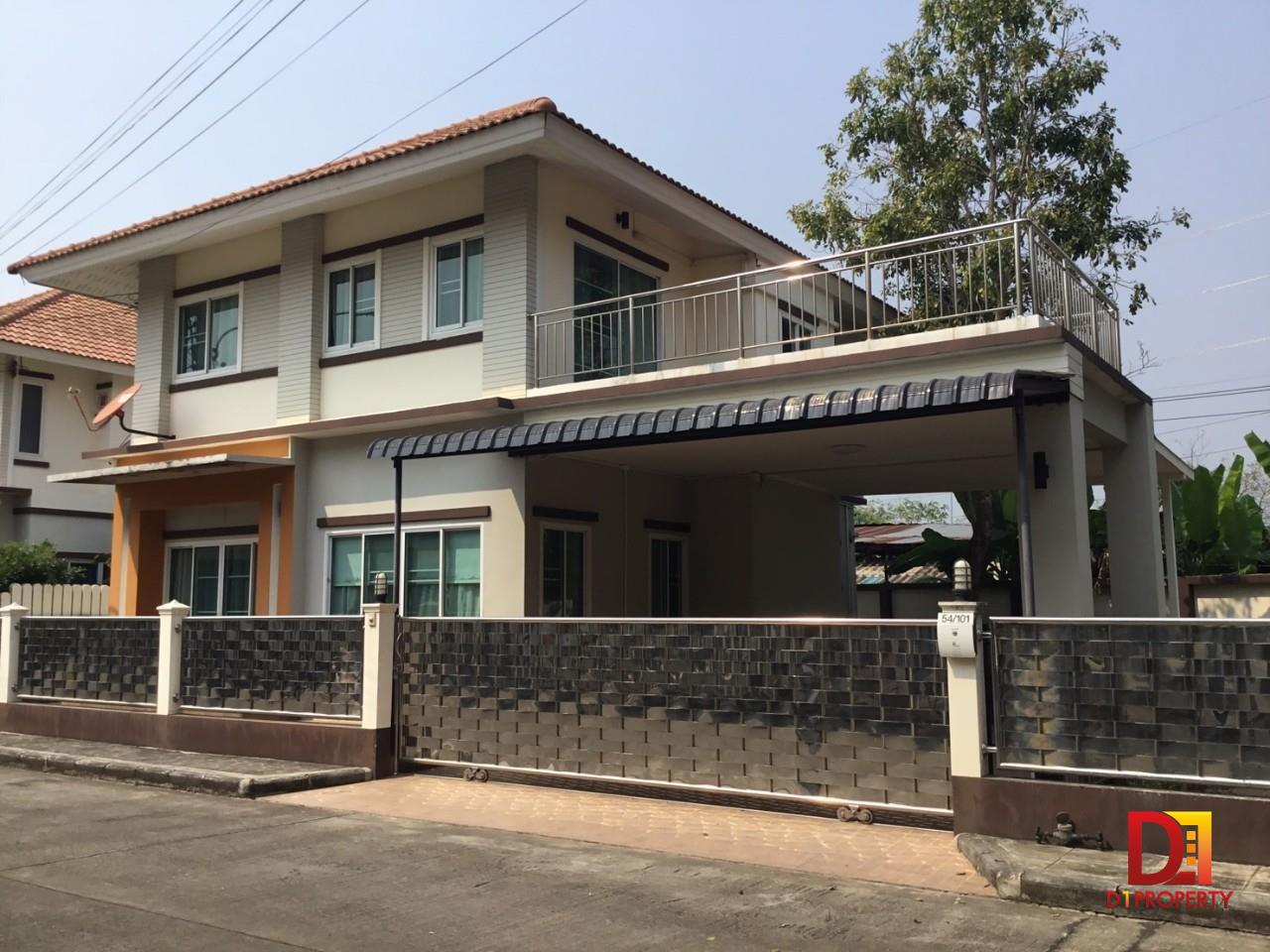 House for rent in San Sai zone in San Sai Siri 2 project. near Central Festival