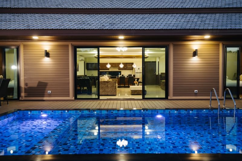 Lanna Modern style, pool villa.