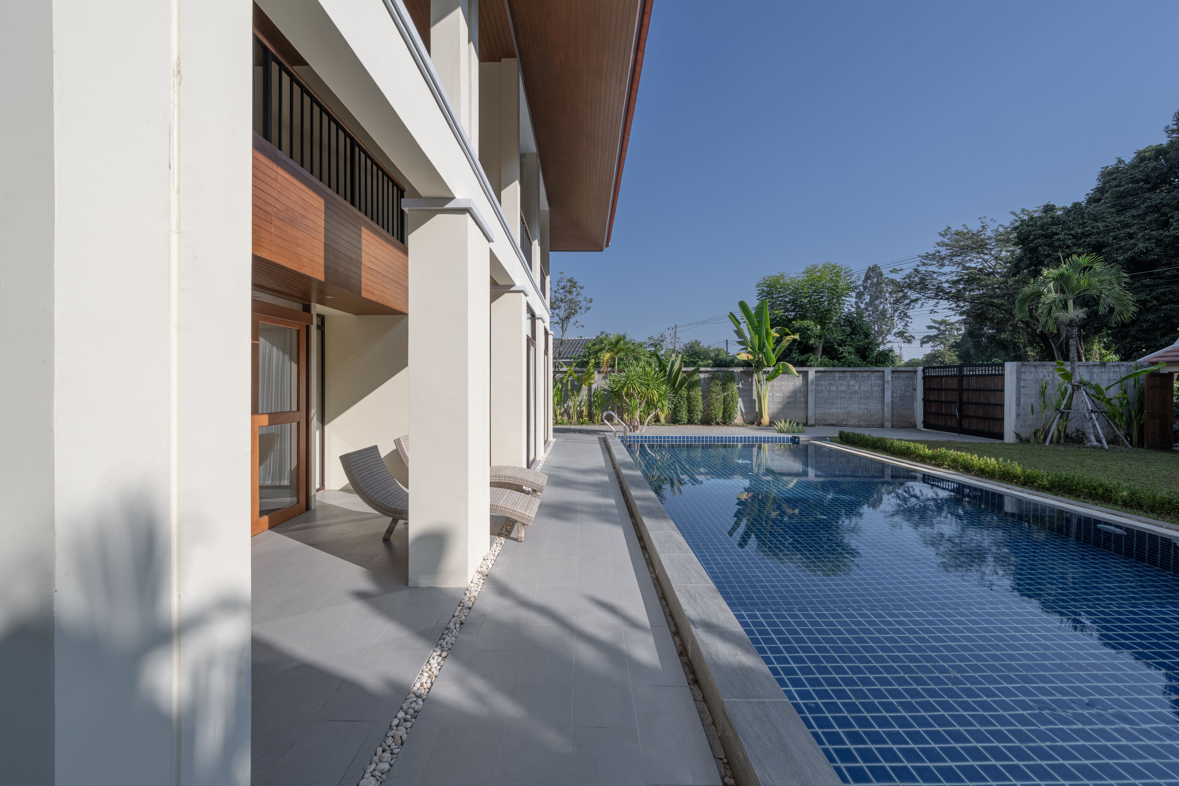 Tropical Pool Villa for sale in Saraphi