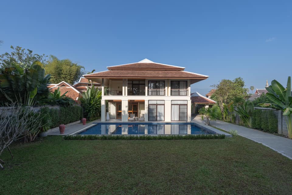 Tropical Pool Villa for sale in Saraphi