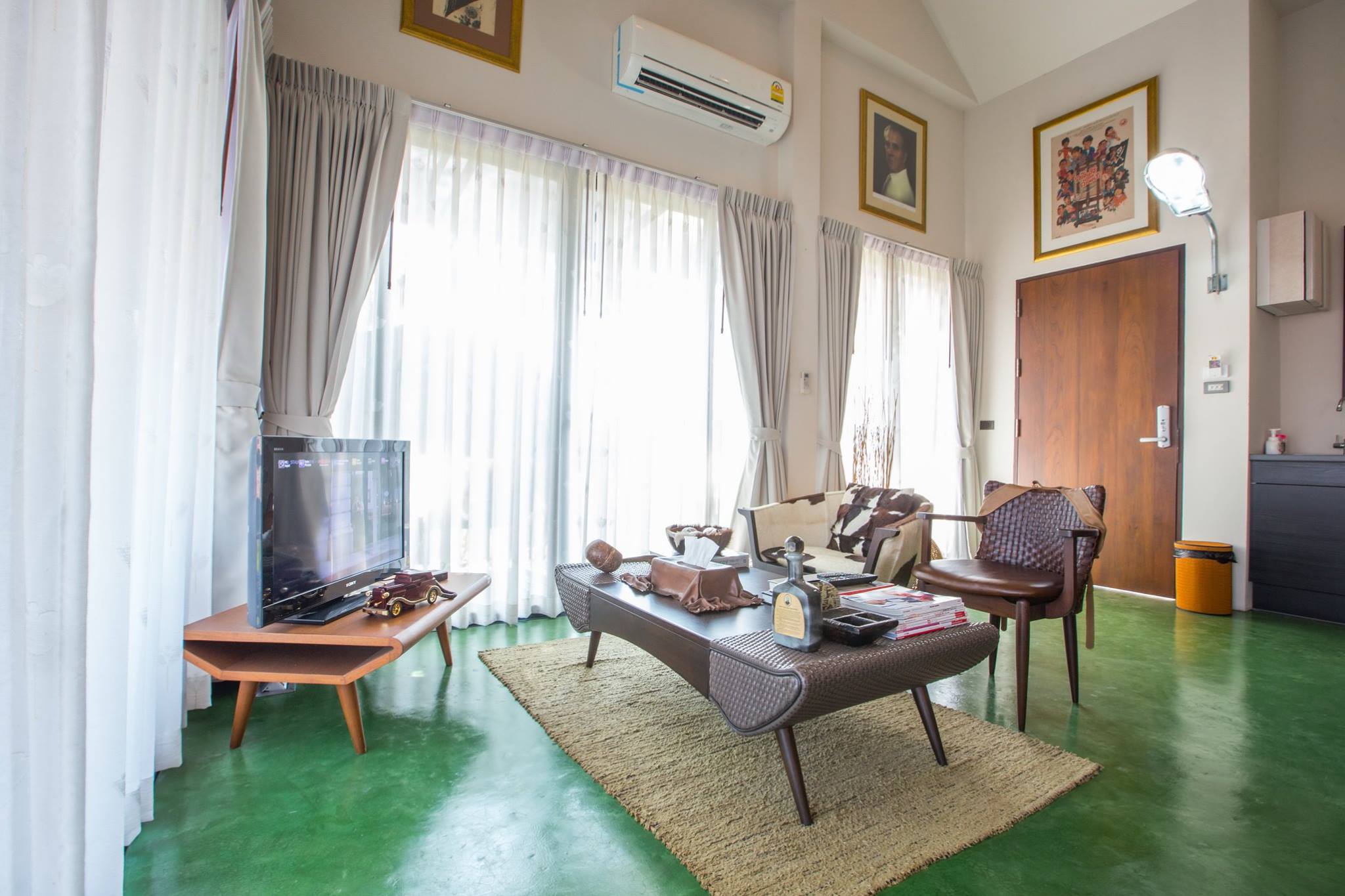Private tropical style pool villa in the World Club Land project, Doi Kham view.
